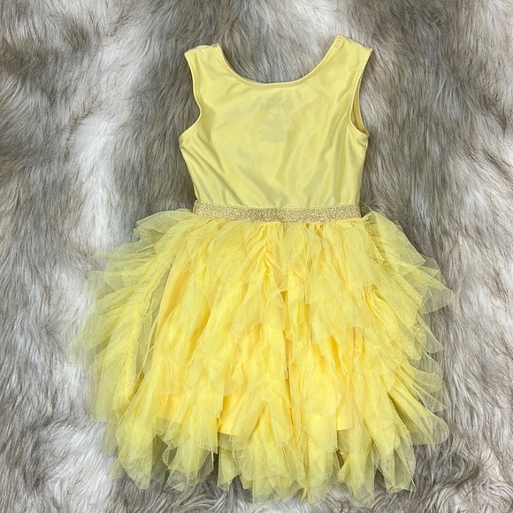 4T Belle Disney Princess Sleeveless Play Dress with Tulle - Picture 5 of 10